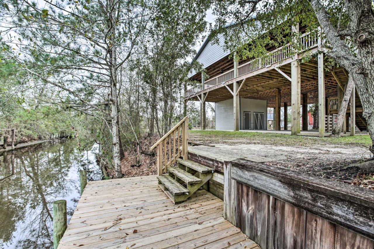 Waterfront Bay St Louis Beach House With Deck! Bay St. Louis Zewnętrze zdjęcie